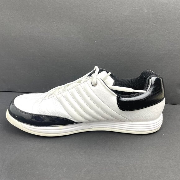 K‑SWISS Men’s Court White & Black Sneakers Skate Shoes Size US 11.5 / EUR 45 - Picture 8 of 13